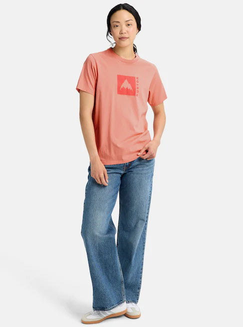 スノーボード ウェア バートン BURTON Classic Mountain High Short Sleeve T-Shirt Sunrise Coral 25-26 送料無料 日本正規品 予約商品 店頭受け取り可能