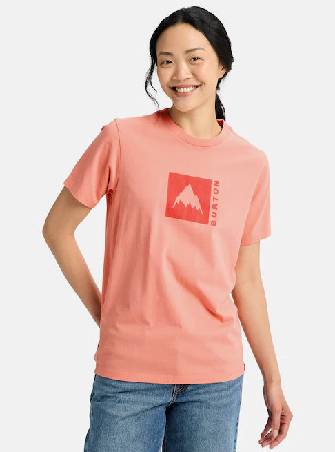 スノーボード ウェア バートン BURTON Classic Mountain High Short Sleeve T-Shirt Sunrise Coral 25-26 送料無料 日本正規品 予約商品 店頭受け取り可能