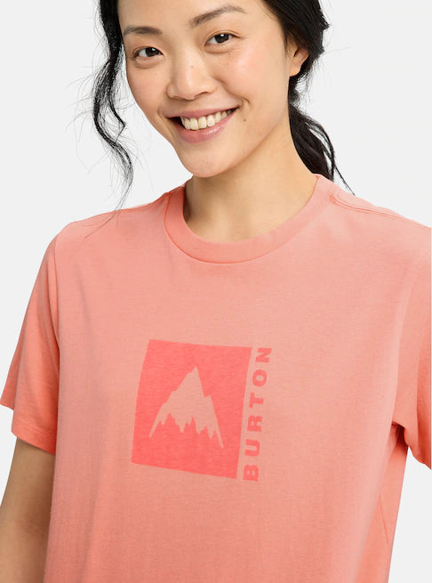 スノーボード ウェア バートン BURTON Classic Mountain High Short Sleeve T-Shirt Sunrise Coral 25-26 送料無料 日本正規品 予約商品 店頭受け取り可能