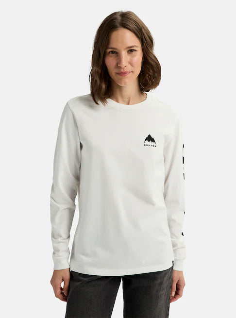 スノーボード ウェア バートン BURTON Elite Long Sleeve T-Shirt Stout White 25-26 送料無料 日本正規品 予約商品 店頭受け取り可能