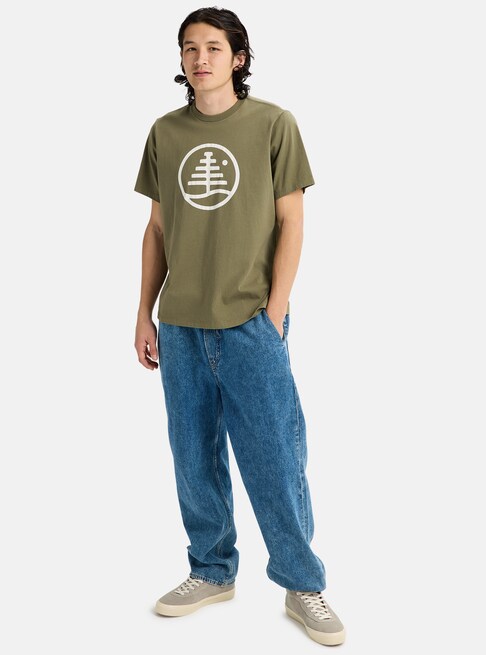 スノーボード ウェア バートン BURTON Family Tree Short Sleeve Tee Forest Moss 25-26 送料無料 日本正規品 予約商品 店頭受け取り可能