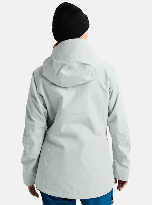 スノーボード ウェア バートン BURTON W AK Upshift GORE-TEX 2L Jacket Gray Cloud 25-26 送料無料 日本正規品 予約商品 店頭受け取り可能