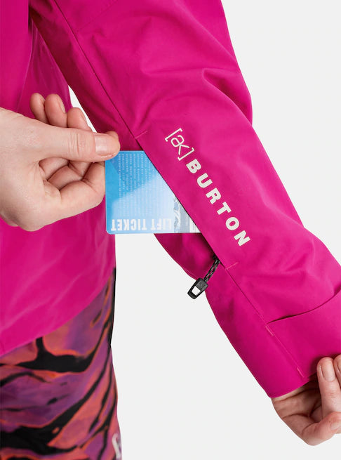 スノーボード ウェア バートン BURTON W AK Upshift GORE-TEX 2L Jacket Very Berry 25-26 送料無料 日本正規品 予約商品 店頭受け取り可能