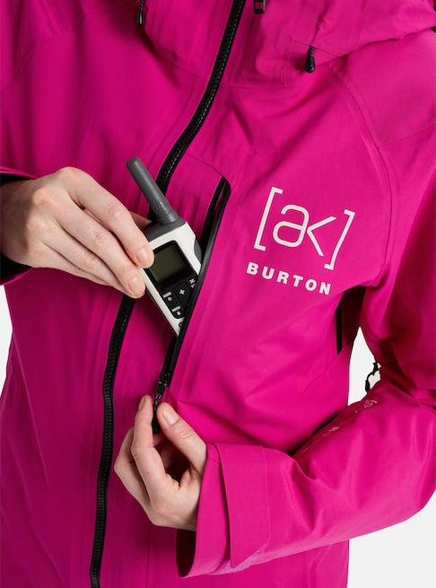スノーボード ウェア バートン BURTON W AK Upshift GORE-TEX 2L Jacket Very Berry 25-26 送料無料 日本正規品 予約商品 店頭受け取り可能