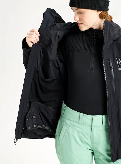 スノーボード ウェア バートン BURTON W AK Upshift GORE-TEX 2L Jacket True Black 25-26 送料無料 日本正規品 予約商品 店頭受け取り可能