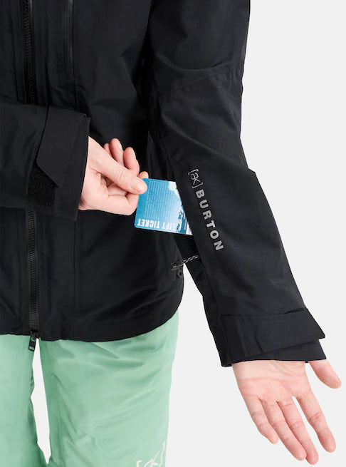 スノーボード ウェア バートン BURTON W AK Upshift GORE-TEX 2L Jacket True Black 25-26 送料無料 日本正規品 予約商品 店頭受け取り可能
