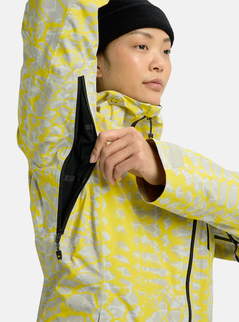 スノーボード ウェア バートン BURTON W AK Upshift GORE-TEX 2L Jacket Atomic Shatter 25-26 送料無料 日本正規品 予約商品 店頭受け取り可能