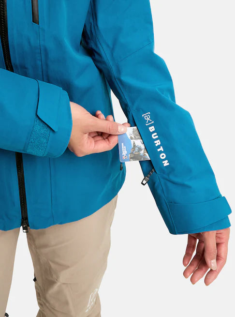 スノーボード ウェア バートン BURTON W AK Upshift GORE-TEX 2L Jacket Blue Teal 25-26 送料無料 日本正規品 予約商品 店頭受け取り可能