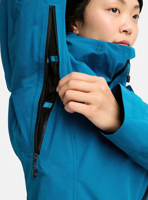 スノーボード ウェア バートン BURTON W AK Upshift GORE-TEX 2L Jacket Blue Teal 25-26 送料無料 日本正規品 予約商品 店頭受け取り可能