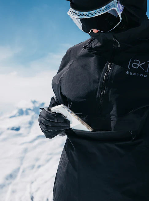 スノーボード ウェア バートン BURTON W AK Kimmy GORE-TEX 2L Anorak True Black 25-26 送料無料 日本正規品 予約商品 店頭受け取り可能