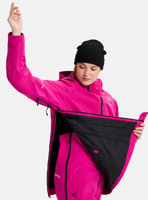 スノーボード ウェア バートン BURTON W AK Kimmy GORE-TEX 2L Anorak Very Berry 25-26 送料無料 日本正規品 予約商品 店頭受け取り可能
