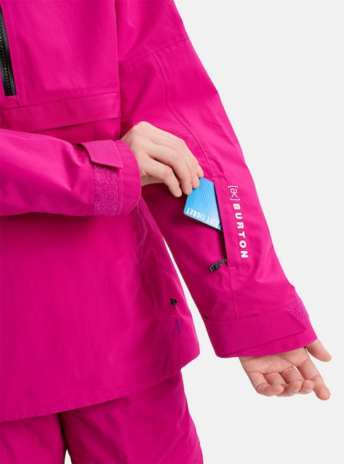 スノーボード ウェア バートン BURTON W AK Kimmy GORE-TEX 2L Anorak Very Berry 25-26 送料無料 日本正規品 予約商品 店頭受け取り可能