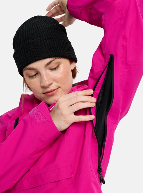 スノーボード ウェア バートン BURTON W AK Kimmy GORE-TEX 2L Anorak Very Berry 25-26 送料無料 日本正規品 予約商品 店頭受け取り可能