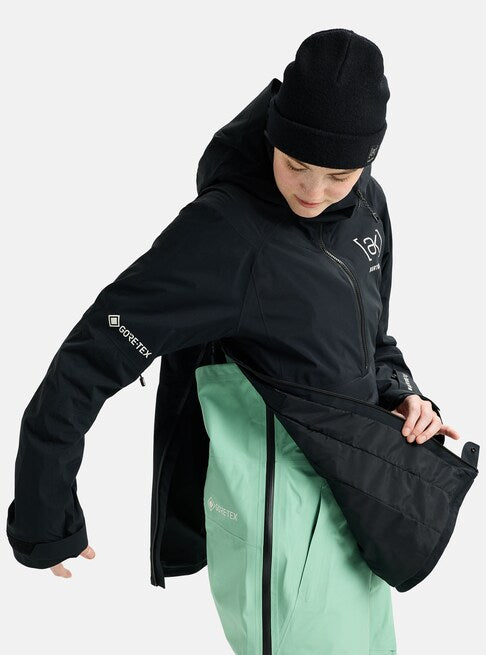 スノーボード ウェア バートン BURTON W AK Kimmy GORE-TEX 2L Anorak True Black 25-26 送料無料 日本正規品 予約商品 店頭受け取り可能