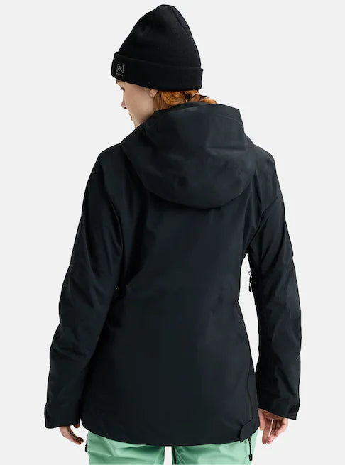 スノーボード ウェア バートン BURTON W AK Kimmy GORE-TEX 2L Anorak True Black 25-26 送料無料 日本正規品 予約商品 店頭受け取り可能