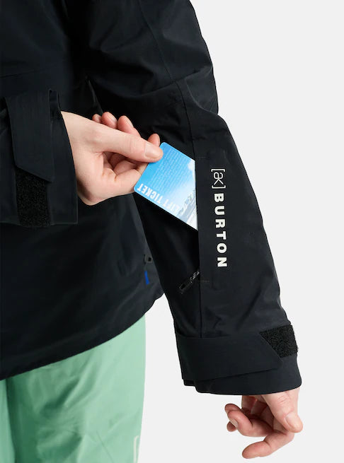 スノーボード ウェア バートン BURTON W AK Kimmy GORE-TEX 2L Anorak True Black 25-26 送料無料 日本正規品 予約商品 店頭受け取り可能