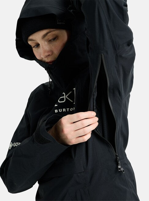 スノーボード ウェア バートン BURTON W AK Kimmy GORE-TEX 2L Anorak True Black 25-26 送料無料 日本正規品 予約商品 店頭受け取り可能