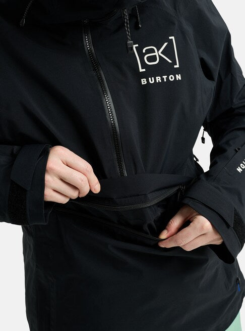 スノーボード ウェア バートン BURTON W AK Kimmy GORE-TEX 2L Anorak True Black 25-26 送料無料 日本正規品 予約商品 店頭受け取り可能