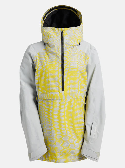 スノーボード ウェア バートン BURTON W AK Kimmy GORE-TEX 2L Anorak Atomic Shatter / Gray Cloud 25-26 送料無料 日本正規品 予約商品 店頭受け取り可能