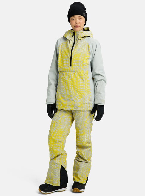 スノーボード ウェア バートン BURTON W AK Kimmy GORE-TEX 2L Anorak Atomic Shatter / Gray Cloud 25-26 送料無料 日本正規品 予約商品 店頭受け取り可能