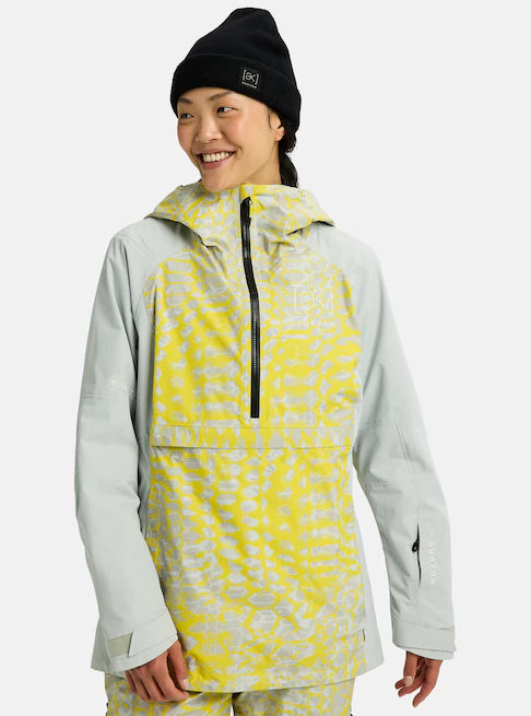 スノーボード ウェア バートン BURTON W AK Kimmy GORE-TEX 2L Anorak Atomic Shatter / Gray Cloud 25-26 送料無料 日本正規品 予約商品 店頭受け取り可能
