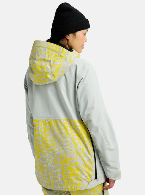 スノーボード ウェア バートン BURTON W AK Kimmy GORE-TEX 2L Anorak Atomic Shatter / Gray Cloud 25-26 送料無料 日本正規品 予約商品 店頭受け取り可能