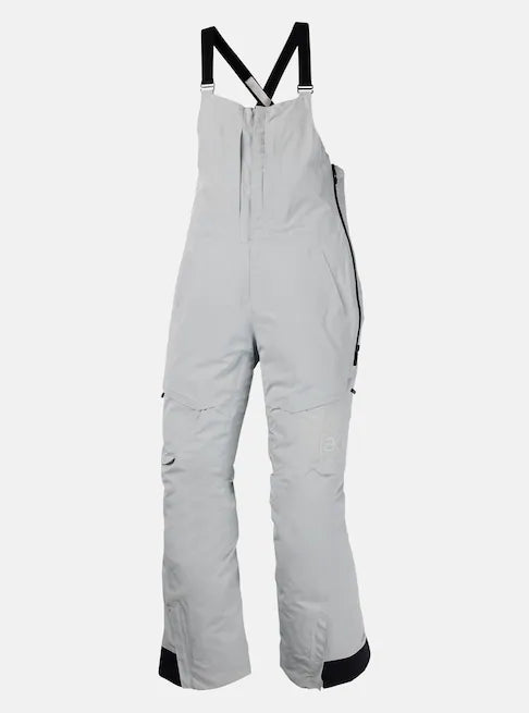 スノーボード ウェア バートン BURTON W AK Kimmy GORE-TEX 2L Bib Pants Gray Cloud 25-26 送料無料 日本正規品 予約商品 店頭受け取り可能