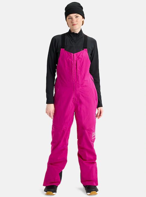 スノーボード ウェア バートン BURTON W AK Kimmy GORE-TEX 2L Bib Pants Very Berry 25-26 送料無料 日本正規品 予約商品 店頭受け取り可能