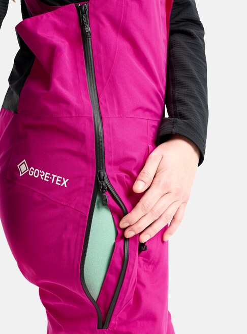スノーボード ウェア バートン BURTON W AK Kimmy GORE-TEX 2L Bib Pants Very Berry 25-26 送料無料 日本正規品 予約商品 店頭受け取り可能