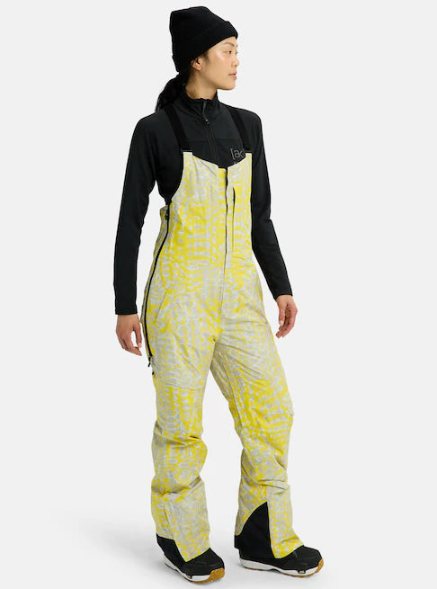 スノーボード ウェア バートン BURTON W AK Kimmy GORE-TEX 2L Bib Pants Atomic Shatter 25-26 送料無料 日本正規品 予約商品 店頭受け取り可能