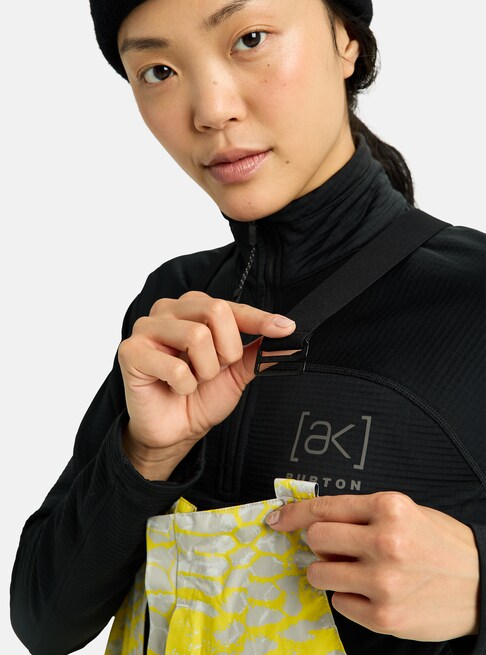 スノーボード ウェア バートン BURTON W AK Kimmy GORE-TEX 2L Bib Pants Atomic Shatter 25-26 送料無料 日本正規品 予約商品 店頭受け取り可能