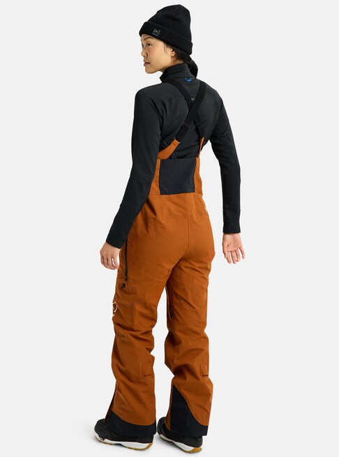 スノーボード ウェア バートン BURTON W AK Kimmy GORE-TEX 2L Bib Pants Chestnut Brown 25-26 送料無料 日本正規品 予約商品 店頭受け取り可能