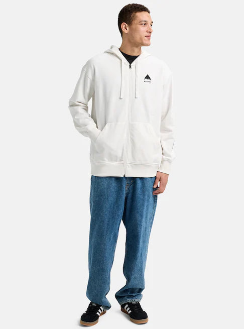 スノーボード ウェア バートン BURTON Elite Full Zip Hoodie Stout White 25-26 送料無料 日本正規品 予約商品 店頭受け取り可能