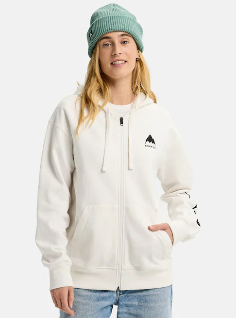 スノーボード ウェア バートン BURTON Elite Full Zip Hoodie Stout White 25-26 送料無料 日本正規品 予約商品 店頭受け取り可能