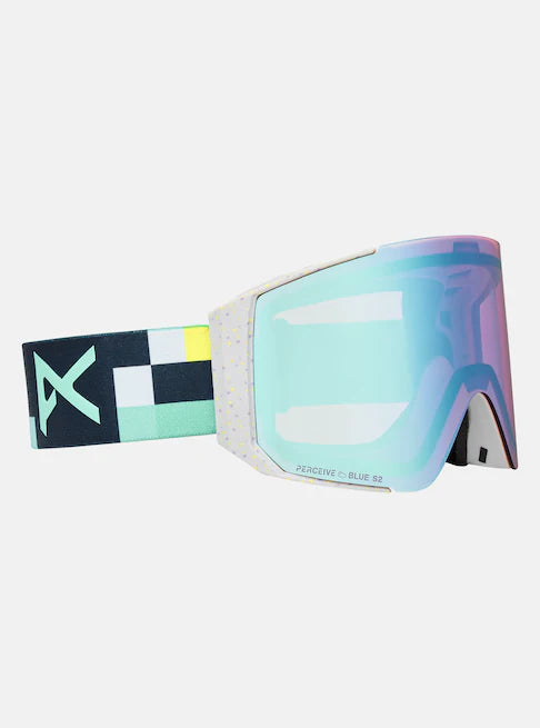 スノーボード ゴーグル アノン ANON Sync Goggles + Lens + MFI Face Mask Pixel/Perceive Variable Blue 25-26 送料無料 日本正規品 予約商品 店頭受け取り可能