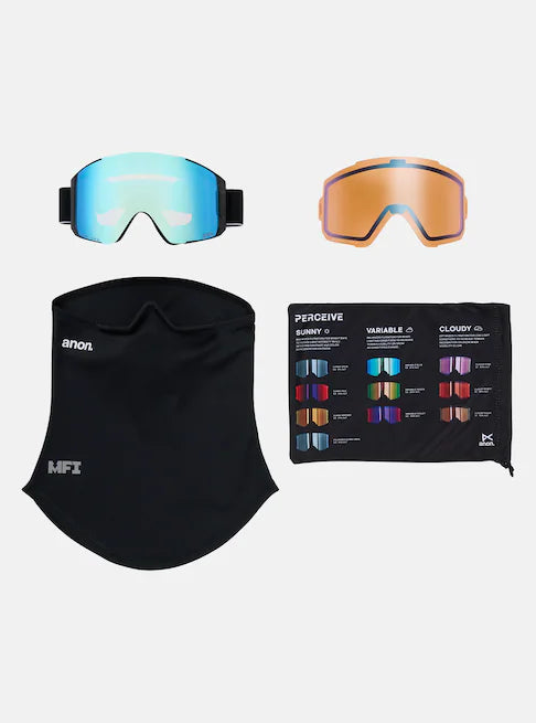 スノーボード ゴーグル アノン ANON Sync Goggles + Lens + MFI Face Mask Black/Perceive Variable Blue 25-26 送料無料 日本正規品 予約商品 店頭受け取り可能
