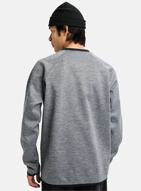 スノーボード ウェア バートン BURTON Crown Weatherproof Crew Fleece True Black Heather 25-26 送料無料 日本正規品 予約商品 店頭受け取り可能