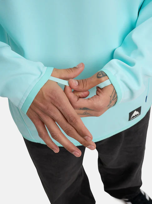 スノーボード ウェア バートン BURTON Crown Weatherproof Crew Fleece Light Teal 25-26 送料無料 日本正規品 予約商品 店頭受け取り可能