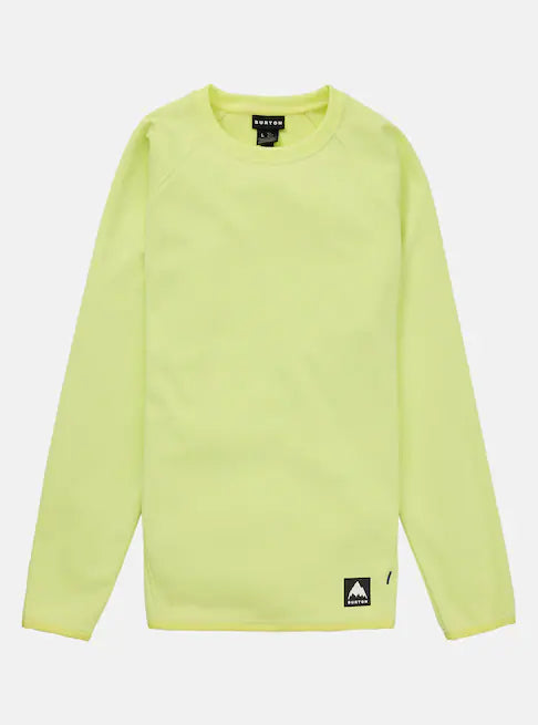 スノーボード ウェア バートン BURTON Crown Weatherproof Crew Fleece Glow Yellow Green 25-26 送料無料 日本正規品 予約商品 店頭受け取り可能
