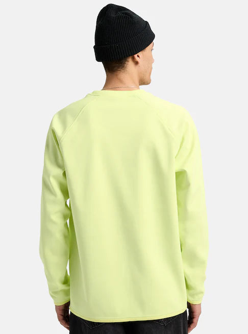 スノーボード ウェア バートン BURTON Crown Weatherproof Crew Fleece Glow Yellow Green 25-26 送料無料 日本正規品 予約商品 店頭受け取り可能