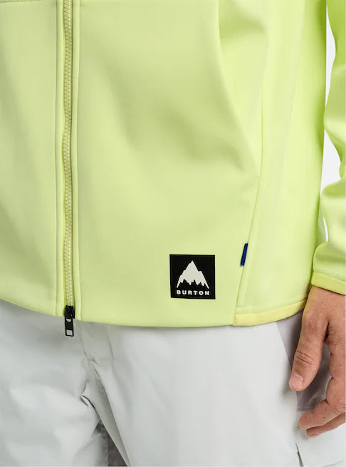 スノーボード ウェア バートン BURTON M Crown Weatherproof FZ Glow Yellow Green 25-26 送料無料 日本正規品 予約商品 店頭受け取り可能