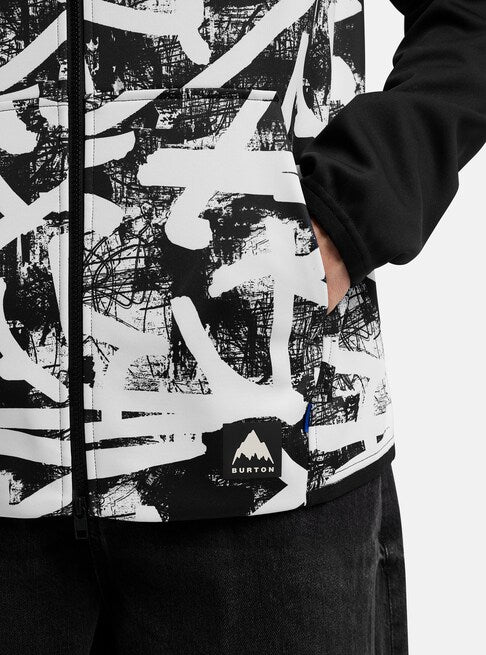 スノーボード ウェア バートン BURTON M Crown Weatherproof FZ City Streets / True Black 25-26 送料無料 日本正規品 予約商品 店頭受け取り可能