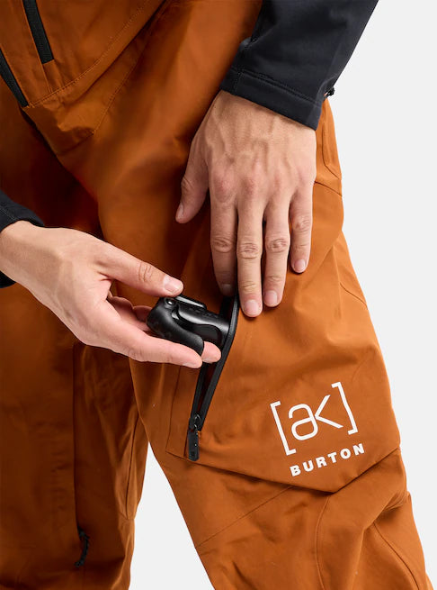 スノーボード ウェア バートン BURTON AK Cyclic GORE-TEX 2L Bib Pants Chestnut Brown 25-26 送料無料 日本正規品 予約商品 店頭受け取り可能
