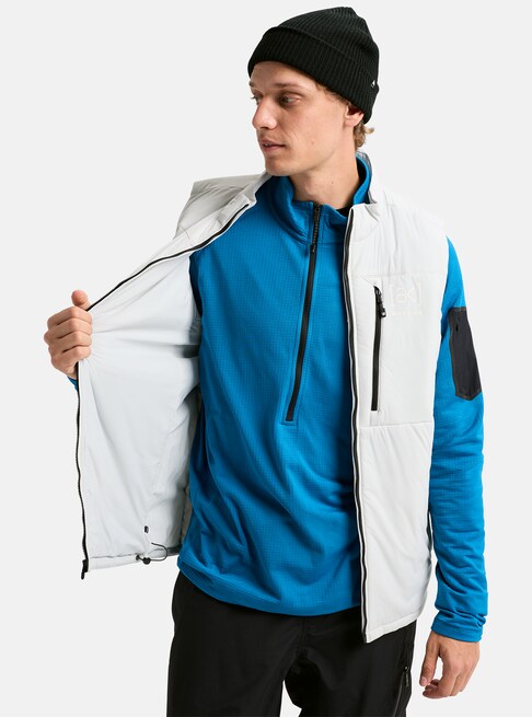 スノーボード ウェア バートン BURTON AK Helium Stretch Insulated Vest Gray Cloud 25-26 送料無料 日本正規品 予約商品 店頭受け取り可能