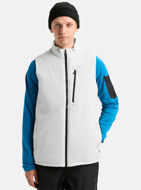 スノーボード ウェア バートン BURTON AK Helium Stretch Insulated Vest Gray Cloud 25-26 送料無料 日本正規品 予約商品 店頭受け取り可能