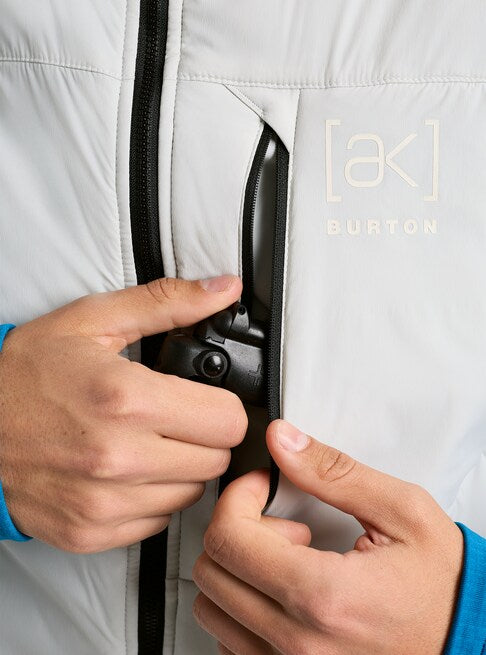 スノーボード ウェア バートン BURTON AK Helium Stretch Insulated Vest Gray Cloud 25-26 送料無料 日本正規品 予約商品 店頭受け取り可能