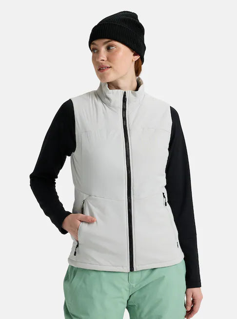 スノーボード ウェア バートン BURTON W AK Helium Stretch Insulated Vest Gray Cloud 25-26 送料無料 日本正規品 予約商品 店頭受け取り可能