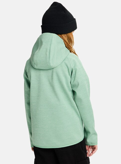 スノーボード ウェア バートン BURTON Crown Weatherproof Pullover Fleece Soft Sage Heather キッズ 25-26 送料無料 日本正規品 予約商品 店頭受け取り可能