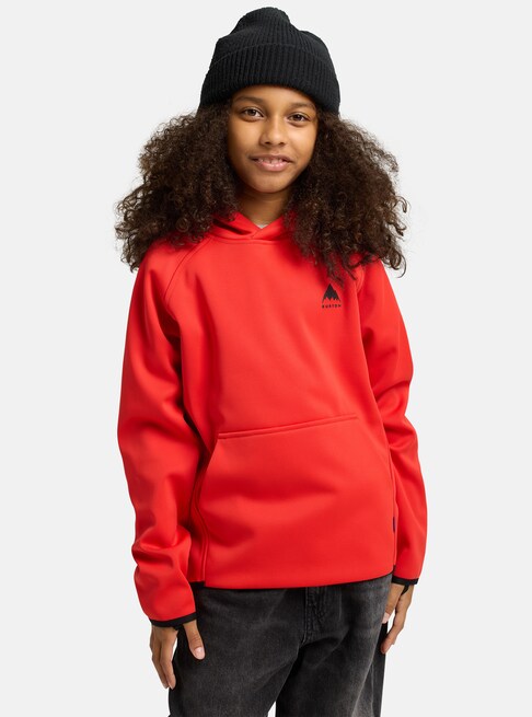 スノーボード ウェア バートン BURTON Crown Weatherproof Pullover Fleece Flame Scarlet キッズ 25-26 送料無料 日本正規品 予約商品 店頭受け取り可能