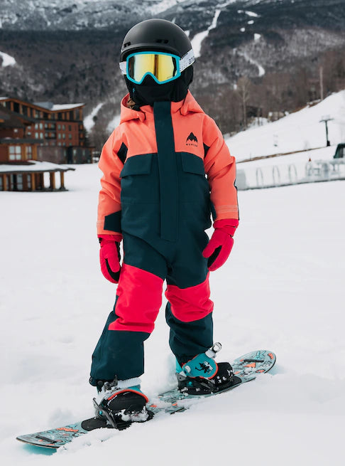 スノーボード ウェア バートン BURTON 2L One Piece Peach Echo / Deep Emerald キッズ 25-26 送料無料 日本正規品 予約商品 店頭受け取り可能